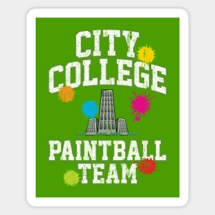 City College Paintball Team (Variant) Sticker